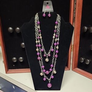 Paparazzi Necklace - The Partygoer - Purple